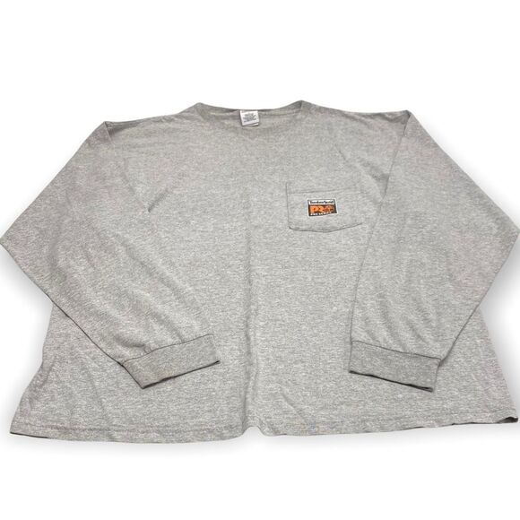Timberland Long Sleeve Gray T-Shirt size Large - Picture 1 of 5